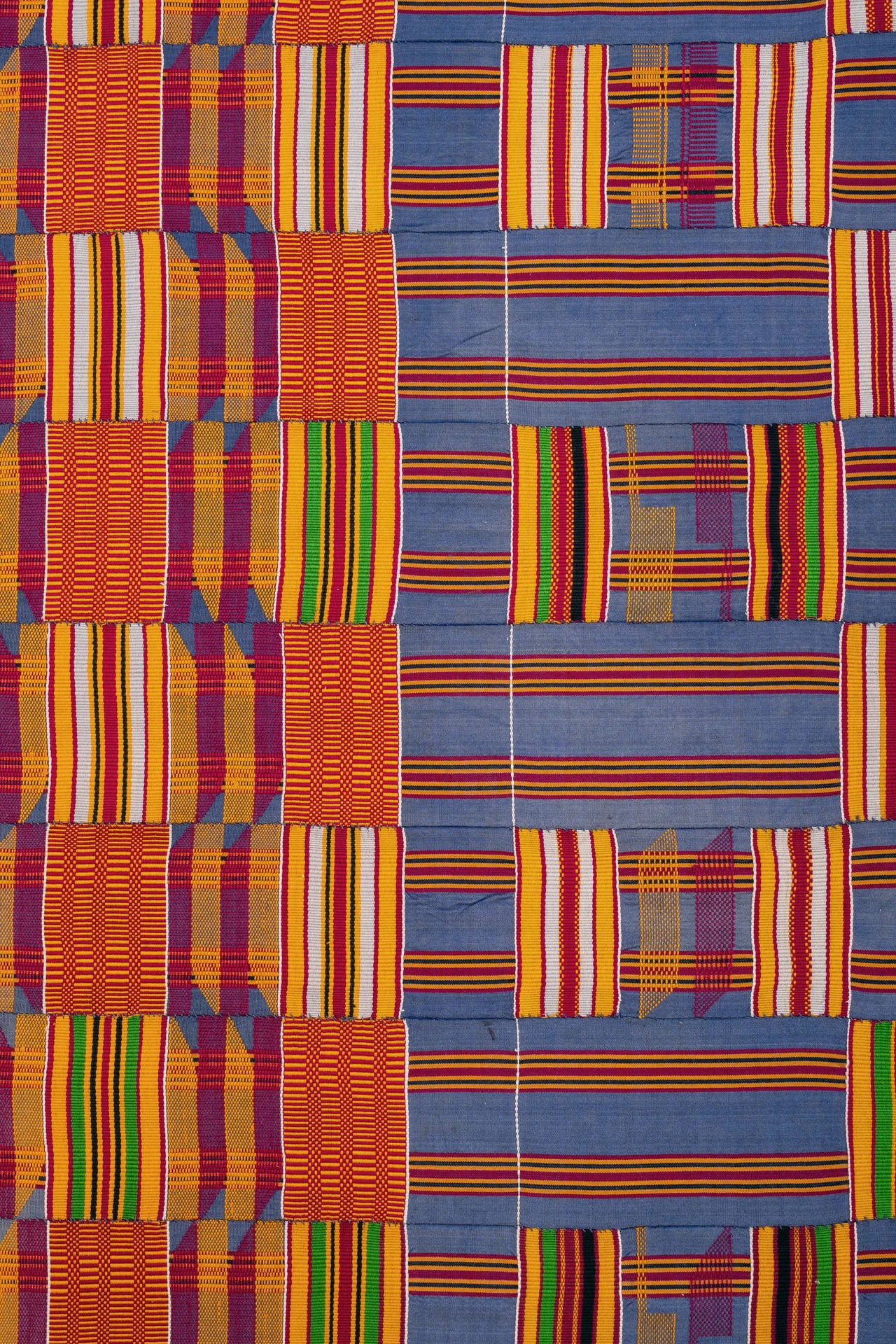 Full-length view of the KENTE-027 textile